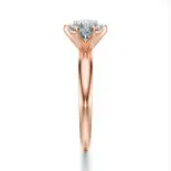 Pierścionek z dużym diamentem różowe złoto SBPZ_029 Pierścionek z dużym diamentem różowe złoto SBPZ_029